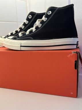 Converse Kids Black and White High-Top Sneakers